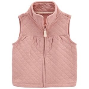 Carter’s Pink quilted vest - 12 months
